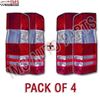 MERCEDES SPRINTER W906 TAIL LIGHTS LAMP LENS LEFT DRIVER PLUS RIGHT PASSENGER SET 2007 TO 2016