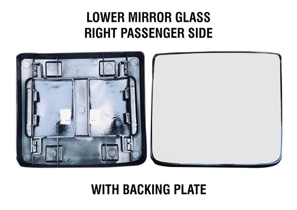 kenworth Truck T680 T880 Mirror Small Glass Heated With Back Right Passenger 2013 To 2018