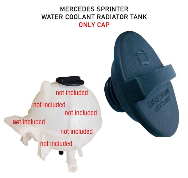 Mercedes Sprinter Water Coolant Radiator Header Tank Only Cap 2007 To 2017