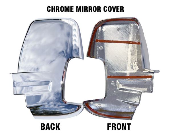 New Ford Transit 150 250 350 Chrome Mirror Cover Adhesive Left Driver Side 2014 To 2018
