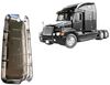  Freightliner Columbia Century Mirror Cover Chrome With CBR Hole Left Driver Side 2005 To 2015