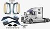 Volvo VNL 860 Truck Rigged 3D Model Side View Plus Hood Mirrors Set 2016 To 2018 