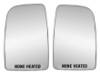 Mercedes Sprinter Mirror Large Glass With Back Plate None Heated Left Driver and Right Passenger Side 2007 To 2016