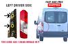 Ford Transit 150 250 350 Back Tail Light Lamp Lens Left Driver Side 2016 To 2018