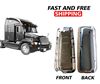 Freightliner Columbia Century Mirror Cover Chrome With CBR Hole Right Passenger Side 2005 To 2015