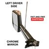 Kenworth T680 T880 Mirror Chrome With Antenna Complete Heated Left Driver Side 2016 To 2020