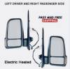 Mercedes Sprinter Mirror Short Arm Electric Heated Left Driver and Right Passenger Side Pair 2019 To 2020