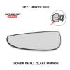 Dodge Ram Promaster Long Arm Lower Mirror Glass Heated Left Driver and Right Passenger Side Pair 2017 To 2021