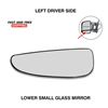Dodge Ram Promaster Long Arm Lower Mirror Glass Heated Left Driver Side 2017 To 2021