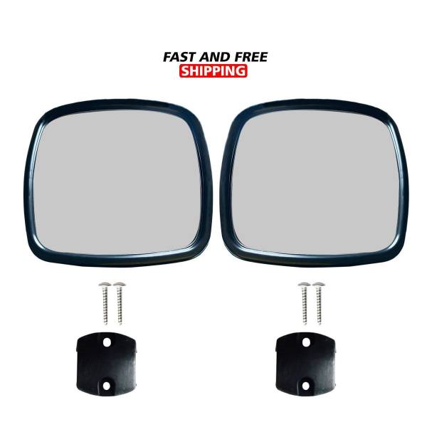 FOR FREIGHTLINER M2 MIRROR LOWER GLASS CONVEX CHROME ELECTRIC RIGHT PASSENGER AND LEFT DRIVER SIDE 2003 TO 2019