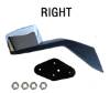 Volvo Vnl Vn Vnx Vhd 300 400 640 740 760 860 Hood Mirror Chrome Right Passenger Side 2016 to 2018