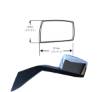 Volvo Vnl Vnr Vnx 300 400 740 760 860 Hood Mirror Glass Inner Frame Left Driver Side 2016 To 2018