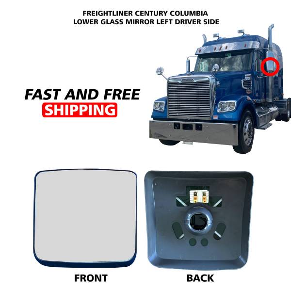 Freightliner Columbia Century Mirror Glass Small Heated Left Driver Side 2005 To 2015