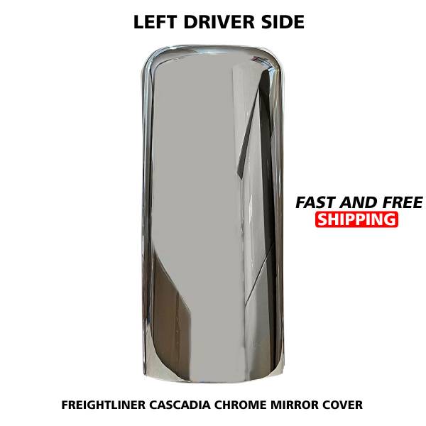 Freightliner Cascadia Door Mirror Chrome Cover Left Driver Side 2008 To 2017