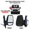 Ford Transit 150 250 350 Electric Manual Mirror Short Arm Without Blinker Right Passenger Side 2015 To 2019