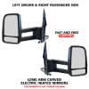 Mercedes Sprinter Mirror Long Arm Curved Electric Heated Right Passenger and Left Driver Side Pair 2007 To 2017 