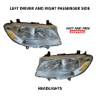 Mercedes Benz Sprinter Headlight Lamp Replacement Left Driver and Right Passenger Side 2019 To 2020