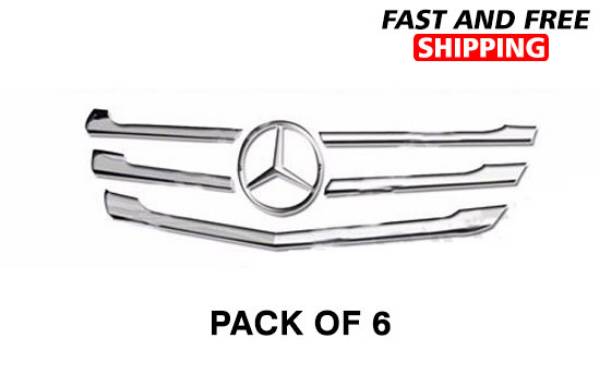 Mercedes Benz Sprinter Trim Strip Stainless Plus Chrome Star Badge 2014 To 2017
