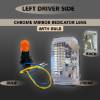 Ram Pro Master Mirror Clear White Indicator Lens Left Driver & Right Passenger Side Pair Plus Bulbs 2014 To 2015