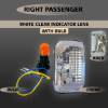 Ram Pro Master Mirror Clear White Indicator Lens Left Driver & Right Passenger Side Pair Plus Bulbs 2014 To 2015