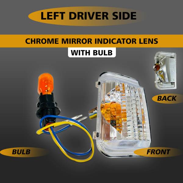 Ram Promaster Mirror Turn Signals Orange Indicator Lens Left Driver With Bulb 2014 To 2015