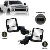 CHEVROLET SILVERADO GMC SIERRA BLACK TOW MIRROR LEFT DRIVER AND RIGHT PASSENGER SIDE 2019 TO 2024