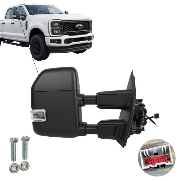 Ford F150 250 350 450 550 Towing Mirror Door Mirror Heated BLIS Right Passenger Side 2015 To 2024