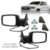 Ram Truck Mirror Power Folding Chrome With Signal Left Driver and Right Passenger Side 2014 To 2018