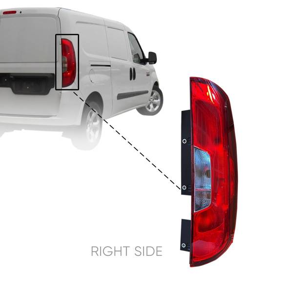 Ram Promaster City Tail Light Halogen Right Passenger Side 2015 To 2020