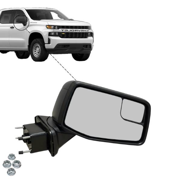 CHEVROLET SILVERADO/GMC SIERRA MIRROR HEATED RIGHT PASSENGER SIDE 2019 TO 2023