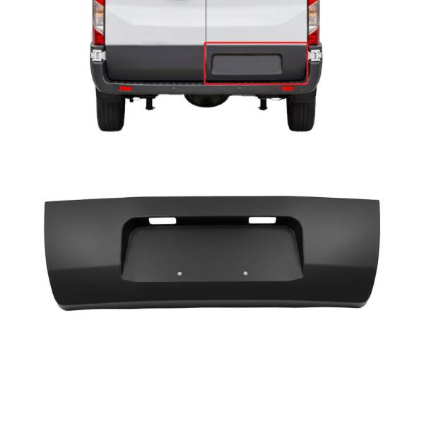 FORD TRANSIT 250 350HD LICENSE PLATE HOLDER MOLDING REAR DOOR RIGHT SIDE 2015 TO 2024